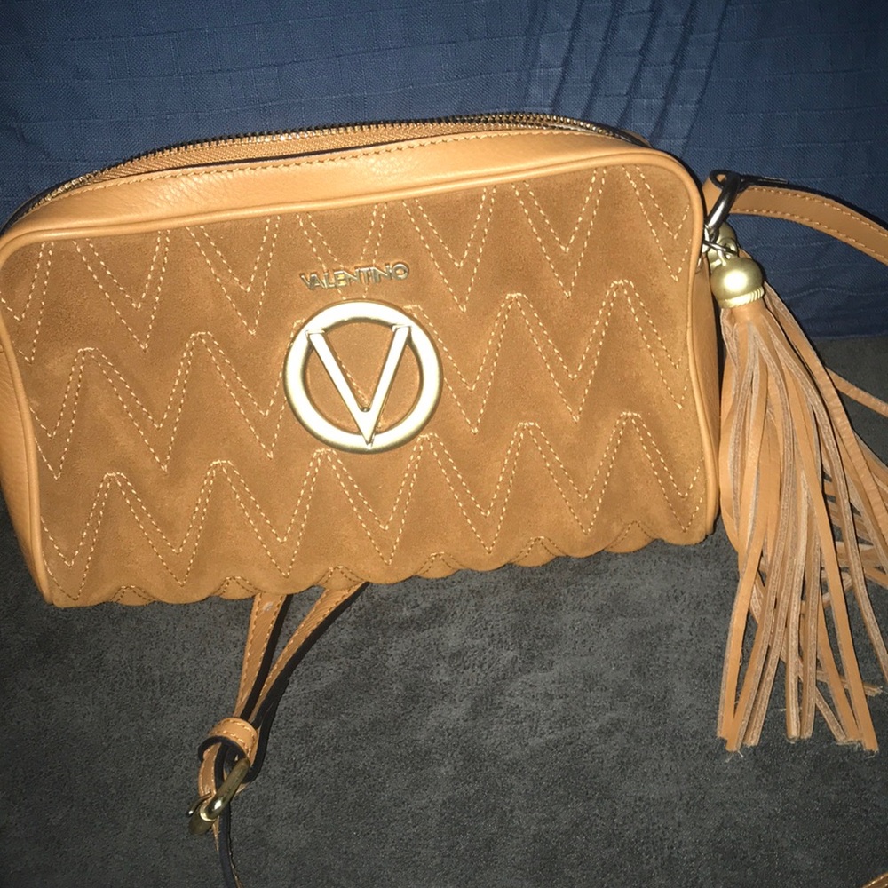 Valentino Mila Suede Crossbody Bag